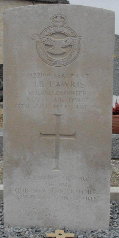 Sgt James Bell Lawrie<br/><br /><br />died July 13th, 1944